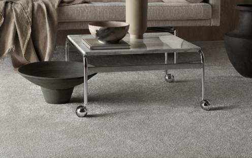 Karin-borð, carrara-marmari, hvítur